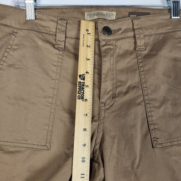 Nine West Vintage America Pants Women's 6 28 Brown Cropped Rolled Hem NWT - Picture 9 of 12